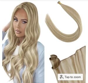 Genius Weft Hair Extensions 16-18” Preowned